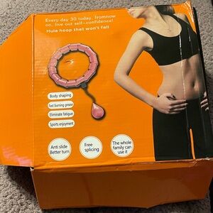 Short string weighted Purple Hula Hoop